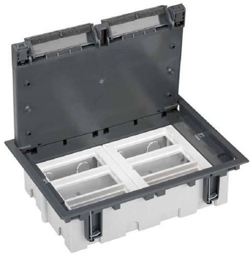 Лючок регулируемый в бетон Simon Connect Cima SF670 6х2 мод. 225x310x76мм IP44 серый картинка